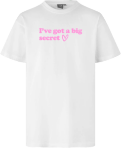 I’ve Got A Big Secret – Sister | T-shirt Hvid