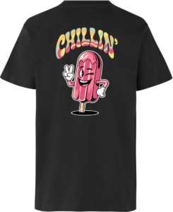Chillin’ T-shirt | Børn Sort