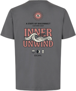 Inner Unwind T-shirt Silver grey