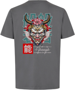 HANNYA T-shirt Silver grey