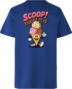 Scoop! There It Is T-shirt | Børn Kongeblå