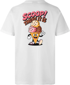 Scoop! There It Is T-shirt | Børn Hvid