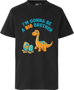 Big Brother Dino T-shirt Sort