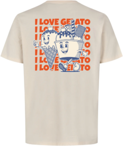 I Love Gelato T-shirt Off White
