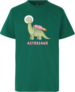 Astrosaur T-shirt | Børn Grøn