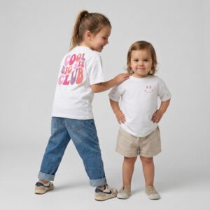 Cool Lil Sis Club | T-shirt Hvid