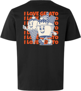 I Love Gelato T-shirt Sort