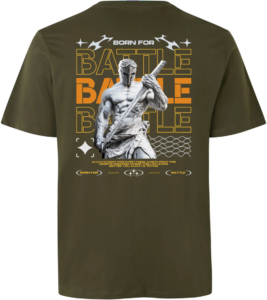 Born for Battle T-shirt Oliven