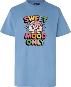 Sweet Mood Only T-shirt | Børn Lys blå