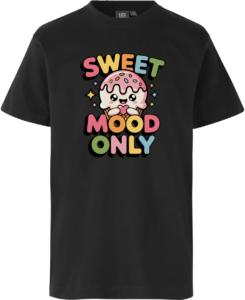 Sweet Mood Only T-shirt | Børn Sort