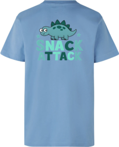 Snack Attack Dino T-shirt Lys blå
