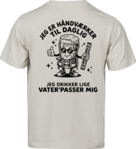 Håndværker Vater’passer – Loose Fit T-shirt Cement