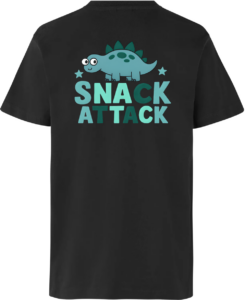 Snack Attack Dino T-shirt Sort