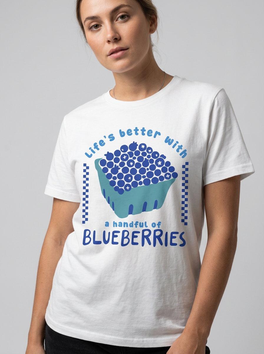 Blueberries T-shirt - 2XL