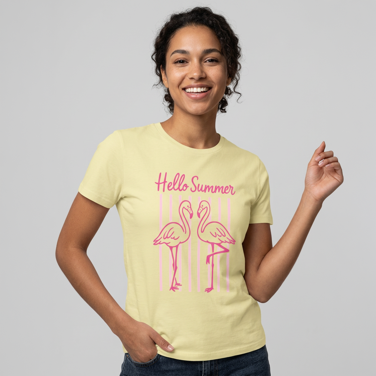 Hello Summer T-shirt - 2XL