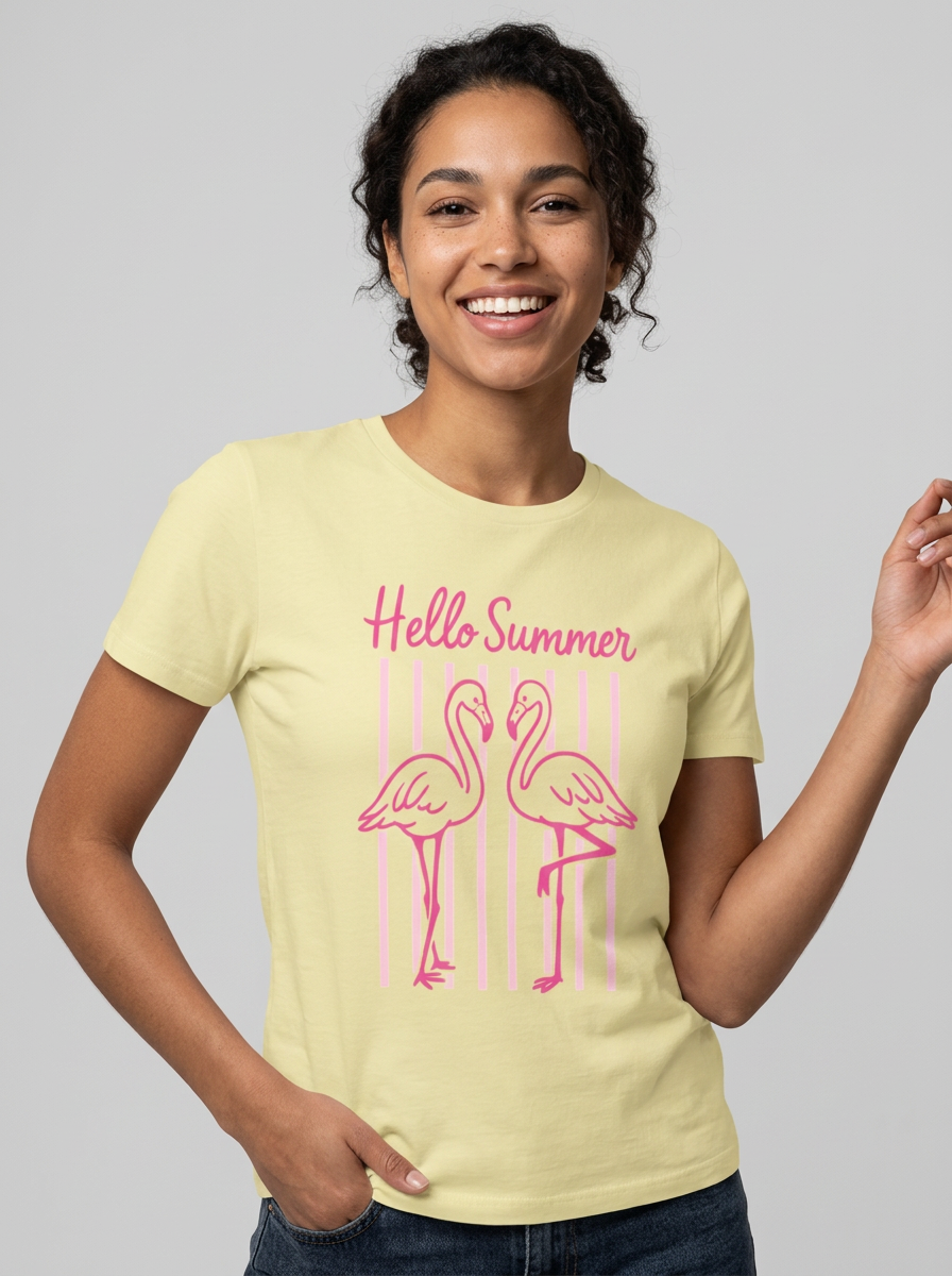 Hello Summer T-shirt - 2XL