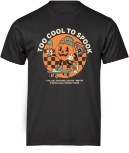 Too Cool to Spook T-shirt | Børn Sort