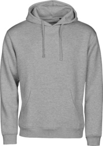 Hooded Sweatshirt | Økologisk | Unisex Heather Grey