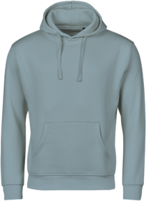 Hooded Sweatshirt | Økologisk | Unisex Misty Blue