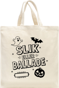 Slik Eller Ballade – Halloween Mulepose White
