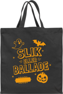 Slik Eller Ballade – Halloween Mulepose Black