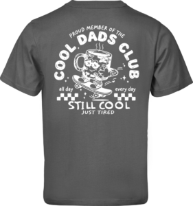 Cool Dads Club Loose Fit T-shirt Powder Grey