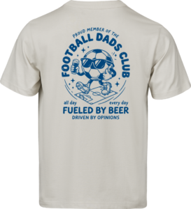 Football Dads Club Loose Fit T-shirt Cement